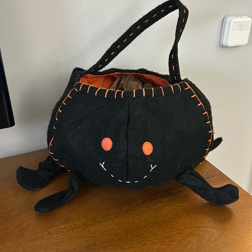 Pottery Barn Kids Personalized Spider Trick or Treat Bag.